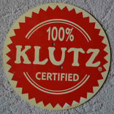 100% Klutz Certified Sign Hard Plastic picture