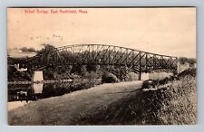 East Northfield, MA-Massachusetts, Schell Bridge c1912 Souvenir Vintage Postcard picture