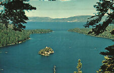 Postcard Emerald Bay On Lake Tahoe California CA Posted 1965 picture