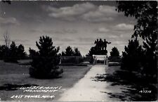 RPPC Lumbermans Monumant Lumberjacks East Tawas MI Vintage Postcard O32 picture