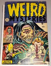 WEIRD MYSTERIES #9 GILMOR Rare Pre-Code Horror Bernard Baily Cover 1954 GD/VG picture