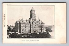 Pottsville PA-Pennsylvania, Court House, Antique Vintage Souvenir Postcard picture