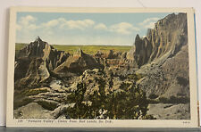 Vintage Postcard Vampire Valley Bad Lands Cedar Pass SD  picture