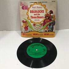 1967 Walt Disney Goldilocks & The Three Bears Record 33 1/3 LP Album And Book picture