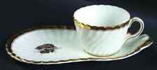 Minton Gold Crocus Dessert Plate & Cup Set 900817 picture