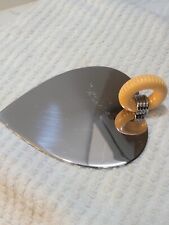 Vintage Chase Chrome Heart Shaped Tray with  Bakelite Handle Wedding picture