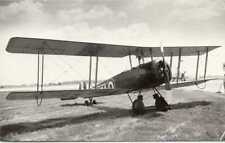 RAF BIPLANE WWI ERA Aviation Airplane RPPC Postcard 22990 picture