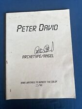 RARE Peter David Chapbook Signed 44/50 Archetype/Angel - Rare Writings Marvel picture