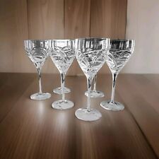 Vintage Miller Rogaska Soho Crystal From Slovenia Water or Wine Glasses Set Of 6 picture