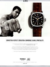Muhammad Ali Shinola Limited Edition Watch Promo 2015 Full Page Print Ad picture