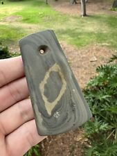 Native American Ohio Banded Slate Drilled Pendant Artifact Arrowhead picture