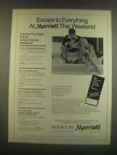 1985 Syracuse Marriott Ad - Escape to Everything picture
