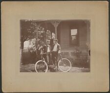 Five Cabinet Card Photos. Bicycle Excursion to Yosemite Valley. 1892. Identified picture