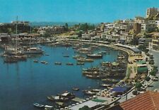 Greece,Attica Piraeus Tourkolimano,Picturesque Bay Vintage Postcard 1970,pireas picture