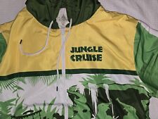 Disney Parks Jungle Cruise Hooded Windbreaker Jacket Rare NWT Size XL Zip Up picture