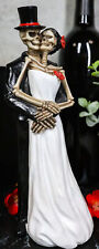 Ebros Love Never Dies Wedding Skeleton Statue Wedding Pose Couple Figurine 8