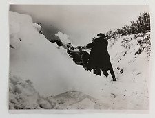 1938 Kent England Folkestone Village Snow Storm Blizzard Vintage Press Photo picture