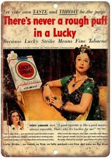 Lucky Strike Hedy Lamarr Vintage Tobacco Ad 12