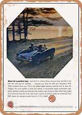 METAL SIGN - 1960 MG MGA 1600 Start of a Perfect Day Vintage Ad picture