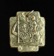 Vintage Saint Christopher Medal Religious Holy Catholic Holy Family picture
