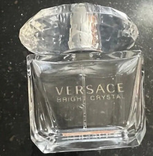 VERSACE Bright Crystal Empty 3.0 fl oz Perfume Bottle Made In Italy picture