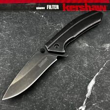 Kershaw Filter BlackWash Stainless Steel Assisted Open EDC Folding Pocket Knife picture
