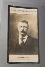 Teddy Theodore Roosevelt 1908 Felix Potin Collection Trading Card U.S. President picture