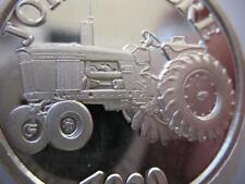1-OZ.JOHN DEERE MODEL 4020 TRACTOR FATHERS DAY  GIFT.999 PROOF  SILVER COIN+GOLD picture