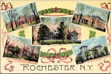 Vintage 1909 ROCHESTER, New York Postcard Multi-View / 5 HOSPITAL Buildings picture