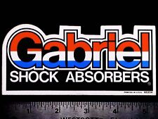 GABRIEL Shock Absorbers - Original Vintage 1960's 70's Racing Decal/Sticker B picture