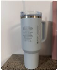 New Stanley Starbucks Spring Light Blue 2024 40oz Tumbler Cup  SHIPS TODAY picture
