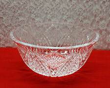 Signed Waterford Crystal Centerpiece Fruit Serving Bowl - Dunmore Pattern - EUC picture