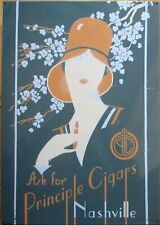 'Principle Cigars' Tin Advertising Signs TEN DIFFERENT Art Deco & Art Nouveau picture