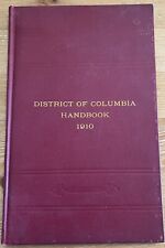 RARE 1910 Washington DC District of Columbia Handbook Government House Committee picture