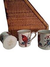 Lenox Winter Greetings American Home Collection Carved Cardinal Foot Mug- Coffee picture