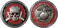 US Marines Death Smiles USMC challenge coin. NYPD CPO MSG limited 16 picture