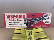 NOS VINTAGE Petersen Vise Grip No 9R Welding Clamp Original Box MADE IN USA picture