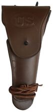 US M1916 Colt 45 M1911 Pistol Holster New Repro Brown Leather DARK BROWN-RIA picture