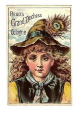 c1890 Victorian Trade Card Read's Grand Dutches Cologne, W.H. Read picture