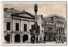Newport Wales Postcard St. James Square Monument c1920's Antique Unposted picture