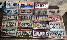 🔥VINTAGE Modern Random ALABAMA License Plate Car Tag 1 Custom Letters Numbers🔥 picture