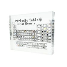 Periodic Table of Elements 83 Types Acrylic Glass Tabletop Chemistry Science Mem picture