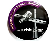 NASA International Space Station pin button pre-owned picture