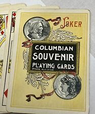 1893 Columbian World's Fair Playing Cards Deck of 53 picture