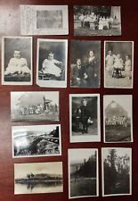 Lot of 12 Vintage Early 1900's Real Photo Postcards Family Group Scenery picture