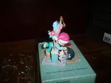 Vintage Precious Moments Holiday Ornament Boy w/ Puppets Box 1995 Enesco 125938 picture