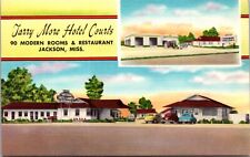 Linen Postcard Tarry More Hotel Courts in Jackson, Mississippi picture