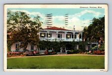 Natchez MS-Mississippi, Scenic View, Elmscourt, Antique Vintage c1939 Postcard picture