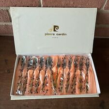 Vintage Pierre Cardin 12 Piece Stainless Steel Appetizer Cutlery Set in Box picture