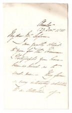 Henry Pelham-Clinton 5th Duke Newcastle Signed Letter 1855 / Autographed Crimea picture